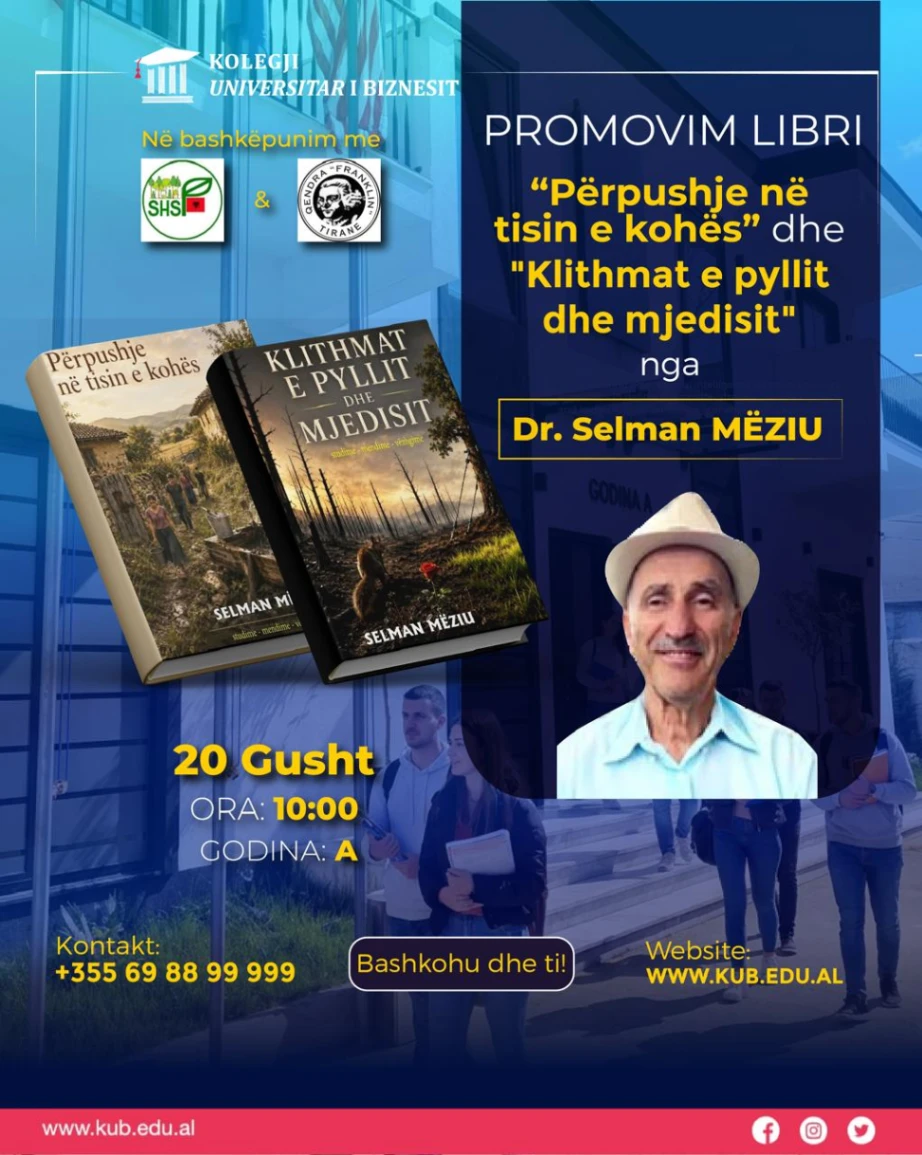 Promotion of Two Books at UCB by Dr. Selman Mëziu