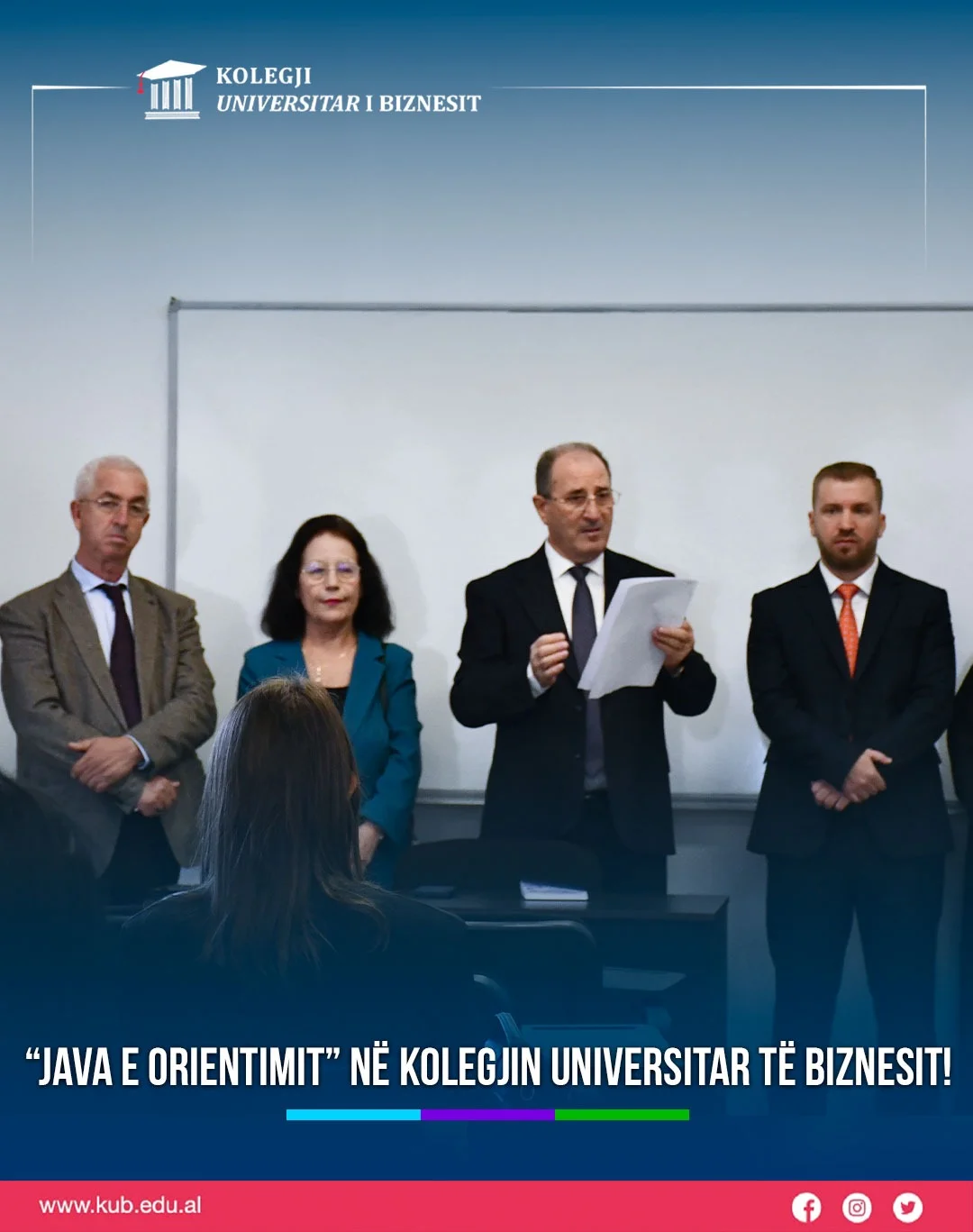 “Orientation Week” at University College of Business